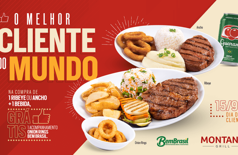 Montana Grill oferece porção extra de Onion Rings no Dia do Cliente